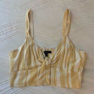 Kendall & Kylie yellow crop tank